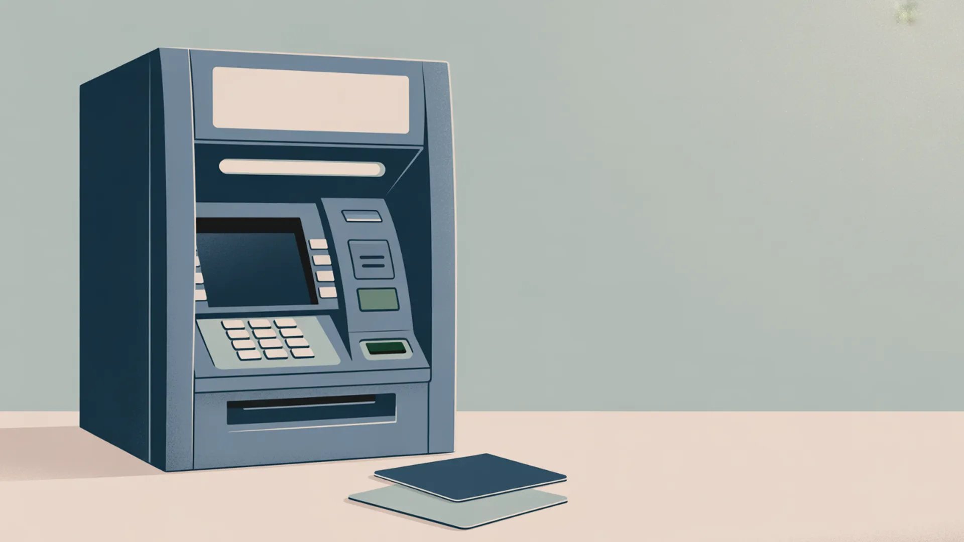 Minimal illustration of banking and currency exchange