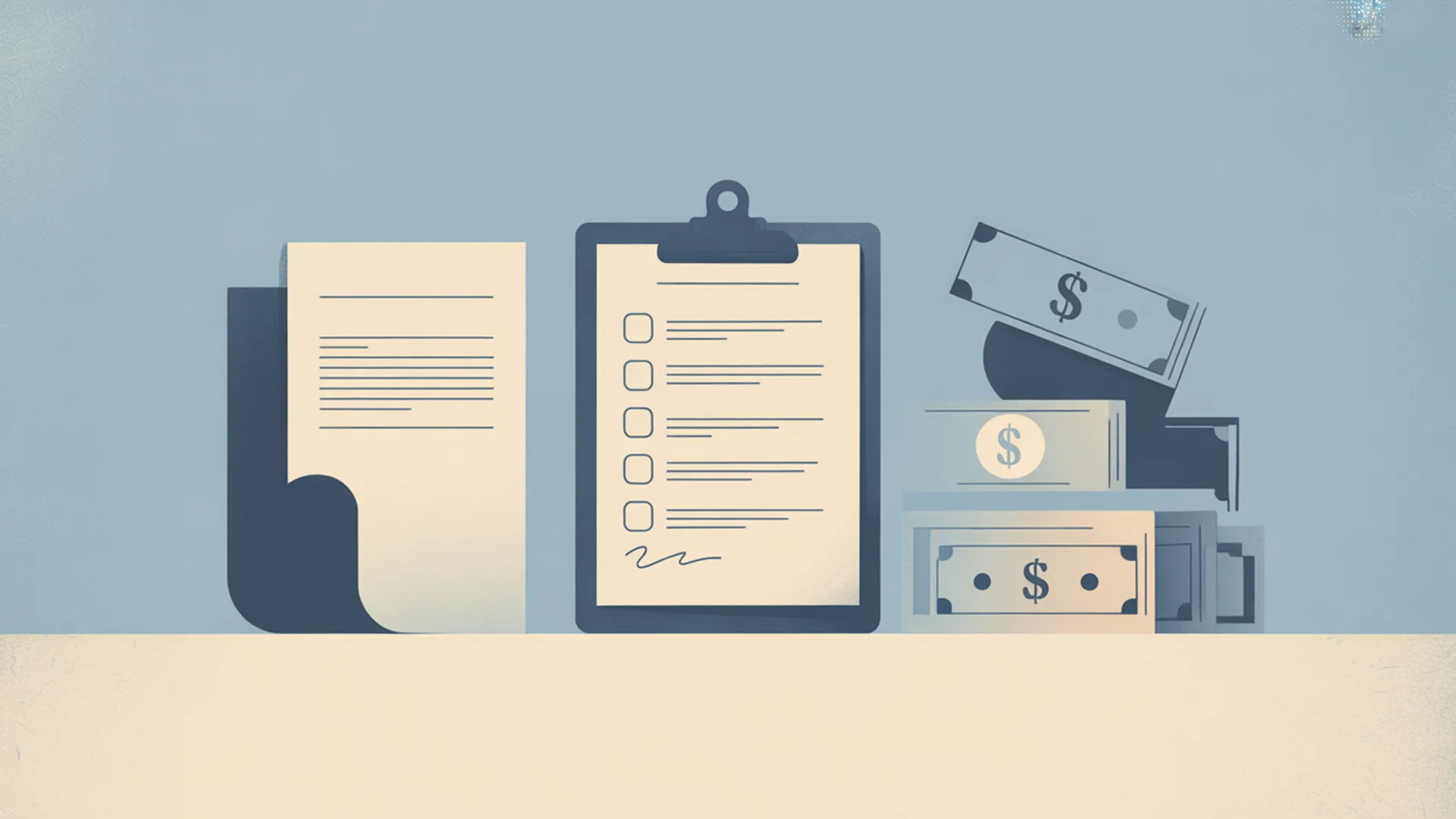 Minimal illustration of documents and currency tracking